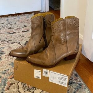 Free people western ankle boots, brand new